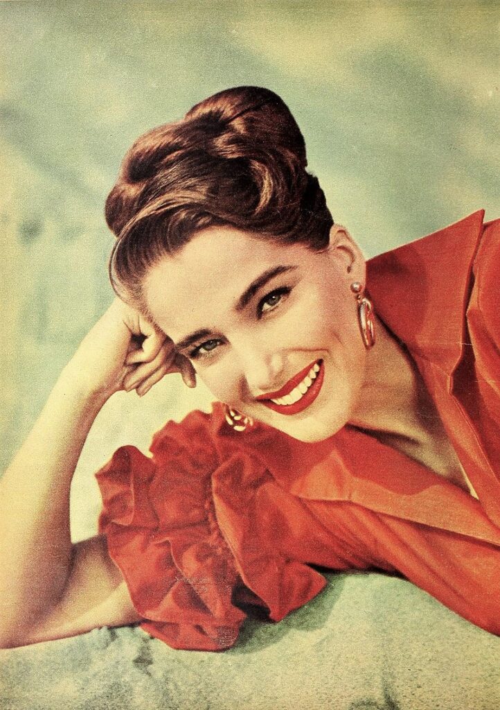 Head shot of actress Julie Adams
